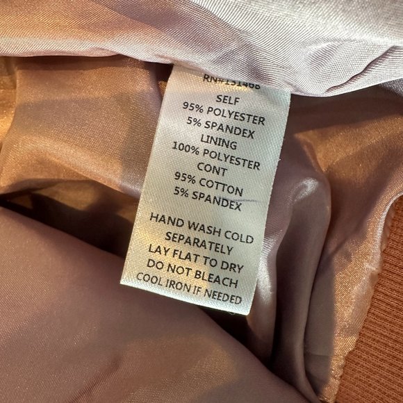 Crushed Velvet Pinkish Purple Bomber Jacket - Picture 12 of 12